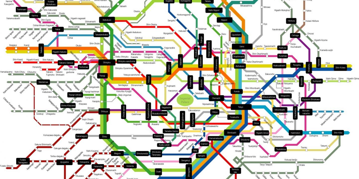 Tokyo Subway Map